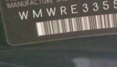 VIN prefix WMWRE33556TJ