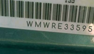 VIN prefix WMWRE33595TL