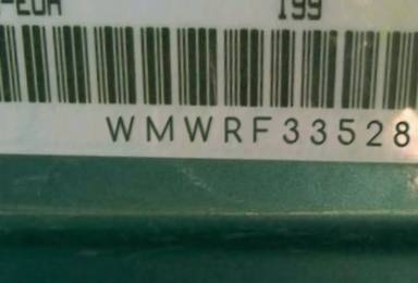 VIN prefix WMWRF33528TG