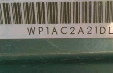 VIN prefix WP1AC2A21DLA