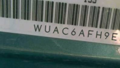 VIN prefix WUAC6AFH9EN9