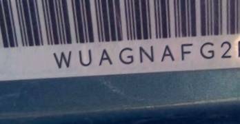 VIN prefix WUAGNAFG2F70