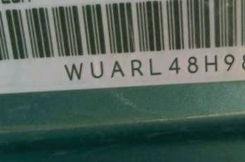 VIN prefix WUARL48H98K9