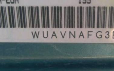 VIN prefix WUAVNAFG3EN0