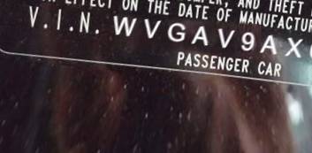 VIN prefix WVGAV9AX6AW5