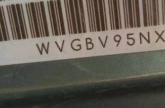 VIN prefix WVGBV95NX9W0