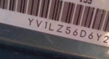 VIN prefix YV1LZ56D6Y27