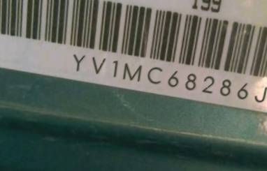 VIN prefix YV1MC68286J0