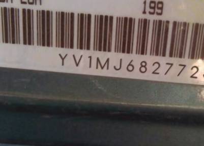 VIN prefix YV1MJ6827723