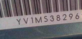 VIN prefix YV1MS3829621