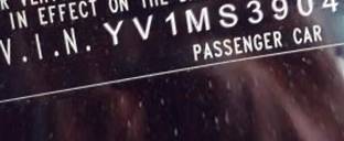 VIN prefix YV1MS3904824