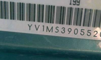 VIN prefix YV1MS3905520