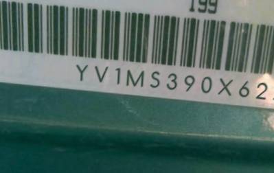VIN prefix YV1MS390X622