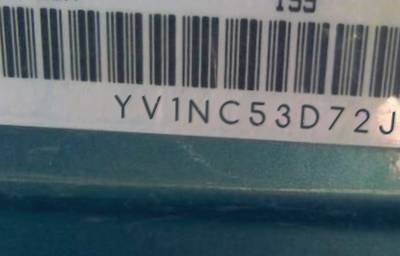 VIN prefix YV1NC53D72J0