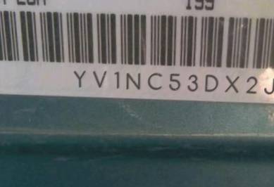 VIN prefix YV1NC53DX2J0