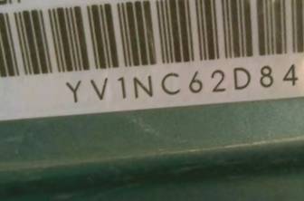 VIN prefix YV1NC62D84J0