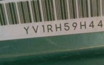 VIN prefix YV1RH59H4423