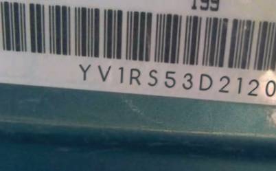 VIN prefix YV1RS53D2120