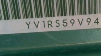 VIN prefix YV1RS59V9424
