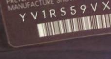 VIN prefix YV1RS59VX423