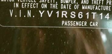 VIN prefix YV1RS61T1423
