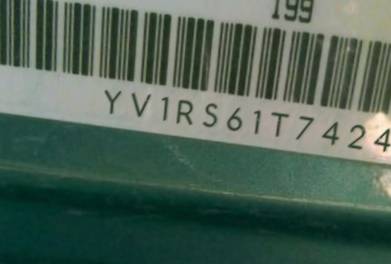 VIN prefix YV1RS61T7424