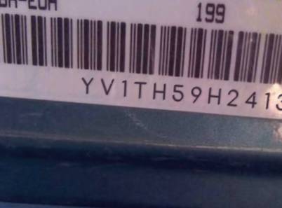 VIN prefix YV1TH59H2413
