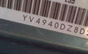 VIN prefix YV4940DZ8D23
