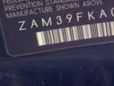 VIN prefix ZAM39FKA0A00