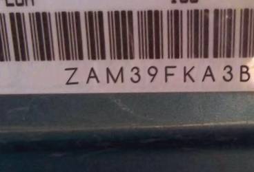 VIN prefix ZAM39FKA3B00