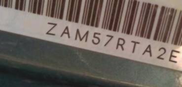 VIN prefix ZAM57RTA2E11