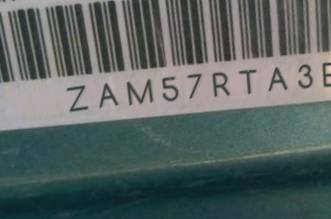 VIN prefix ZAM57RTA3E10