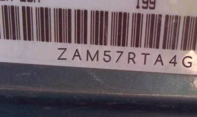 VIN prefix ZAM57RTA4G11
