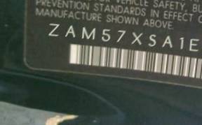VIN prefix ZAM57XSA1E10