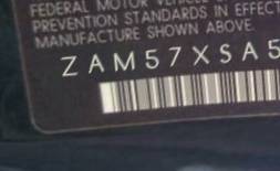 VIN prefix ZAM57XSA5H12