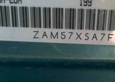VIN prefix ZAM57XSA7F11