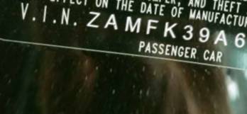 VIN prefix ZAMFK39A6900