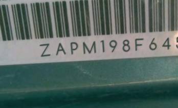 VIN prefix ZAPM198F6450