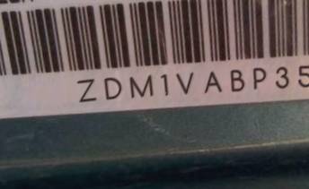VIN prefix ZDM1VABP35B0