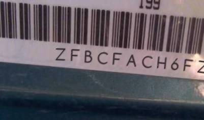 VIN prefix ZFBCFACH6FZ0