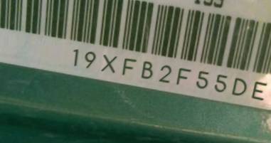 VIN 19XFB2F55DE047993