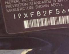 VIN 19XFB2F56CE059763