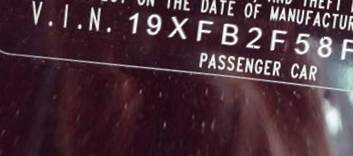 VIN 19XFB2F58FE225754