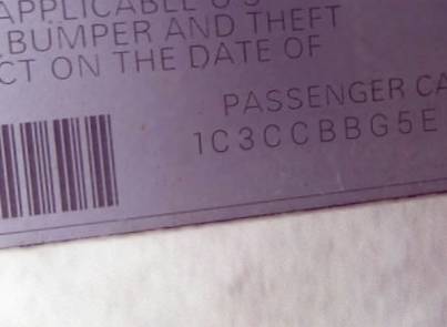 VIN 1C3CCBBG5EN164157