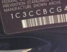 VIN 1C3CCBCG4EN158641