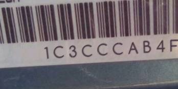 VIN 1C3CCCAB4FN675789