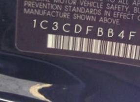 VIN 1C3CDFBB4FD352667