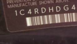 VIN 1C4RDHDG4DC659267