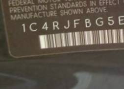 VIN 1C4RJFBG5EC128225