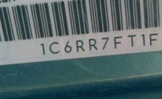 VIN 1C6RR7FT1FS730186